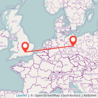 Berlin Wokingham train map