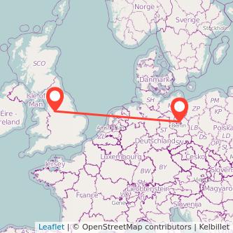 Berlin Wilmslow train map