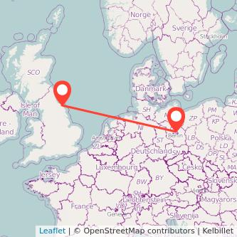 Berlin Whitby train map