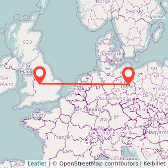 Berlin Walsall train map