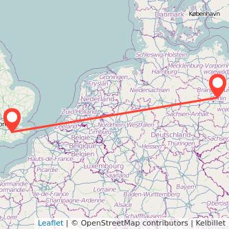 Berlin Tonbridge train map