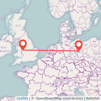 Berlin Shrewsbury train map