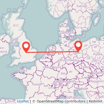 Berlin Rugby train map