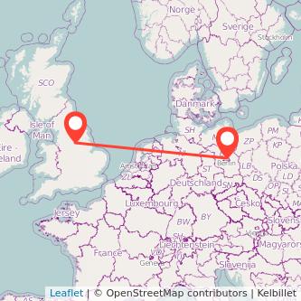 Berlin Rotherham train map