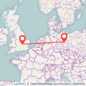 Berlin Milton Keynes train map