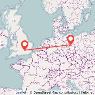 Berlin Maidenhead train map