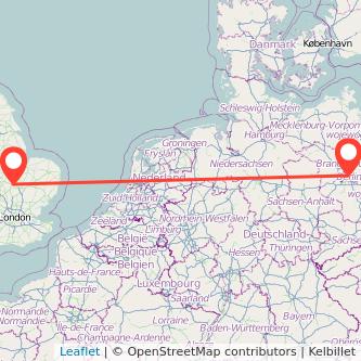 Berlin Huntingdon train map