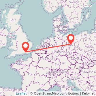 Berlin Horsham train map