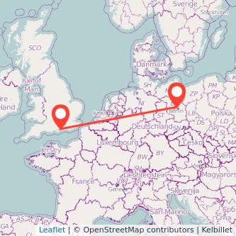 Berlin Havant train map