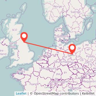 Berlin Hartlepool bus map