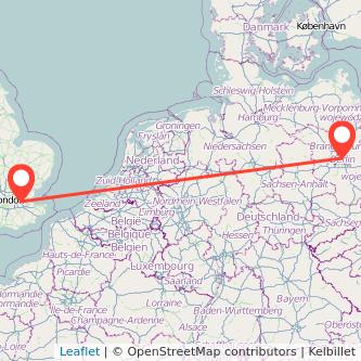 Berlin Gravesend train map