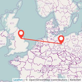 Berlin Goole train map