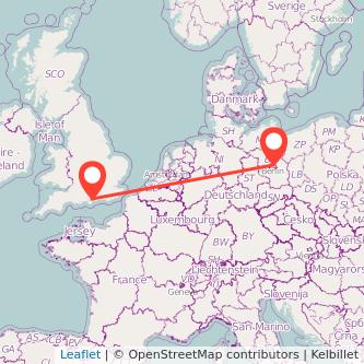 Berlin Fareham train map