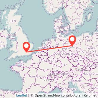 Berlin Epsom train map