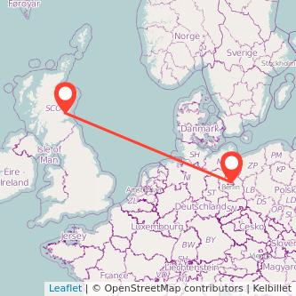 Berlin Dundee bus map
