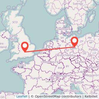 Berlin Didcot train map