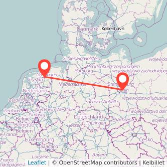 Berlin Groningen Mitfahrgelegenheit Karte