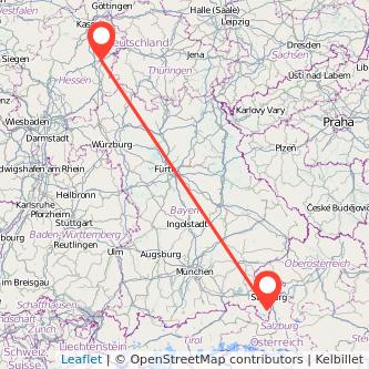 Berchtesgaden Bad Hersfeld Bahn Karte