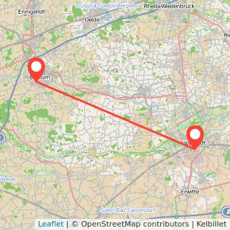 Beckum Lippstadt Mitfahrgelegenheit Karte