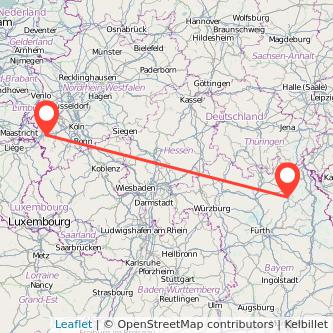 Bayreuth Eschweiler Mitfahrgelegenheit Karte