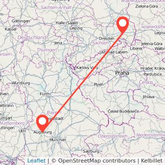 Bautzen Augsburg Mitfahrgelegenheit Karte