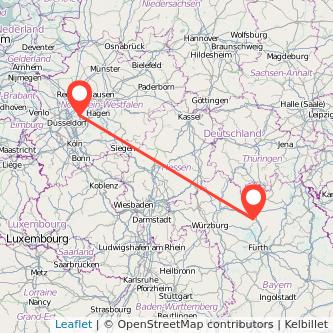 Bamberg Velbert Mitfahrgelegenheit Karte