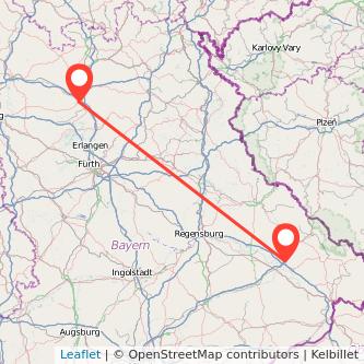 Bamberg Deggendorf Mitfahrgelegenheit Karte