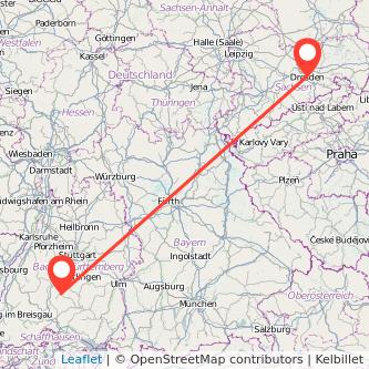 Balingen Dresden Mitfahrgelegenheit Karte