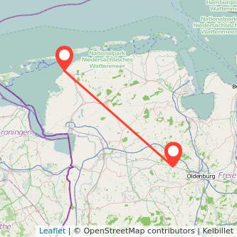 Bad Zwischenahn Norddeich Bahn Karte