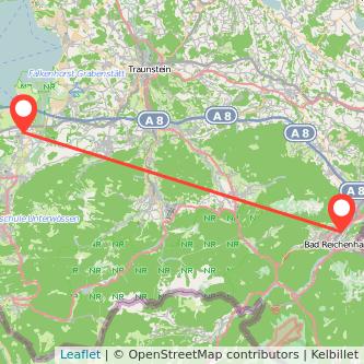 Bad Reichenhall Übersee Bahn Karte