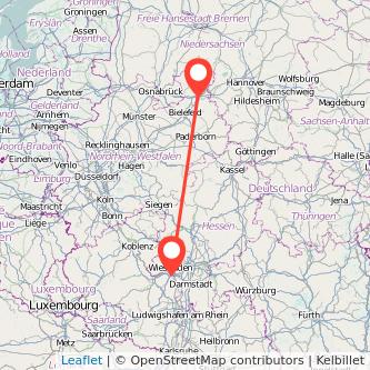 Bad Oeynhausen Mainz Bahn Karte