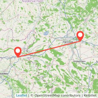 Bad Oeynhausen Lehrte Mitfahrgelegenheit Karte