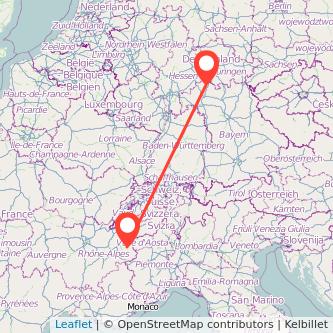 Bad Neustadt an der Saale Landry Bahn Karte
