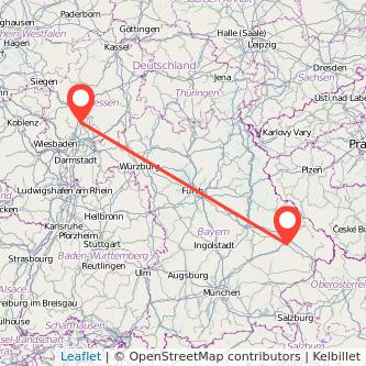 Bad Nauheim Plattling Bahn Karte