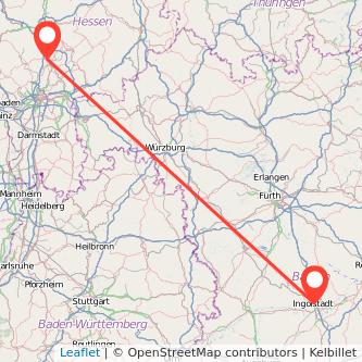 Bad Nauheim Ingolstadt Bahn Karte