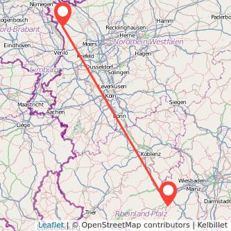 Bad Kreuznach Weeze Mitfahrgelegenheit Karte