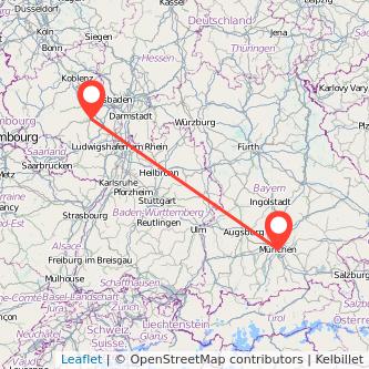 Bad Kreuznach München Mitfahrgelegenheit Karte