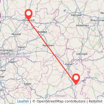 Bad Hersfeld Osnabrück Bahn Karte