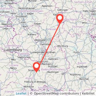 Bad Hersfeld Offenburg Mitfahrgelegenheit Karte