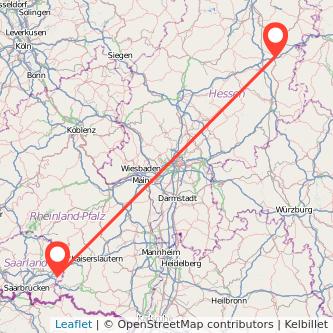 Bad Hersfeld Homburg Bahn Karte