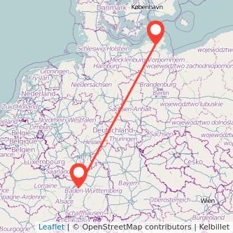 Baden-Baden Stralsund Bus Karte