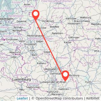 Bad Bentheim Buchen Bahn Karte
