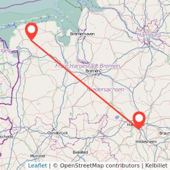 Aurich Laatzen Mitfahrgelegenheit Karte