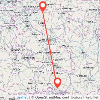 Arnsberg Überlingen Bus Karte