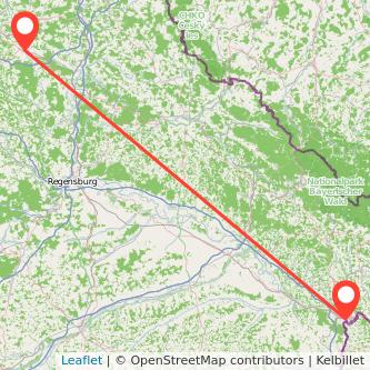 Amberg Passau Mitfahrgelegenheit Karte