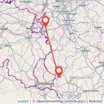 Alsdorf Trier Mitfahrgelegenheit Karte