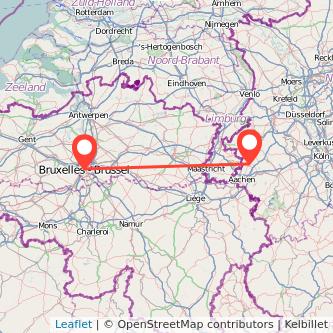 Alsdorf Brüssel Mitfahrgelegenheit Karte