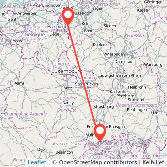 Alsdorf Basel Mitfahrgelegenheit Karte