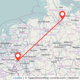 Ahrensburg Venlo Mitfahrgelegenheit Karte