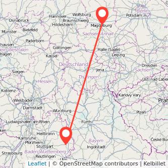 Aalen Magdeburg Mitfahrgelegenheit Karte